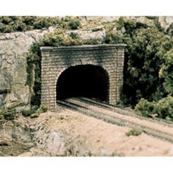Woodland C1257 HO Double Tunnel Portal Cut Stone