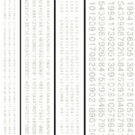 Woodland DT512 Railroad Gothic Numbers White