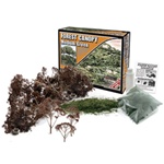 Woodland F1661 Forest Canopy Medium Green