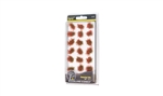 Woodland FS773 Peel 'n' Place Tufts Red Flowering Tufts