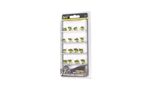 Woodland FS777 Peel 'n' Place Tufts Medium Green Prairie Grass