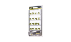 Woodland FS777 Peel 'n' Place Tufts Medium Green Prairie Grass