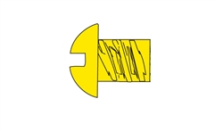 Woodland H816 2-56 1/2"  Round Head Machine Screw  5Pk 