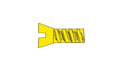 Woodland H847 0-80 3/8" Flat Head Machine Screw (5)