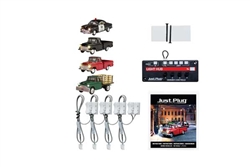 Woodland 5906 HO Work Vehicles Set Just Plug