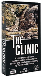 Woodland Scenics R990 The Clinic How to Model a Realistic Terrain and Landscape using  Woodland Scenics Products VHS