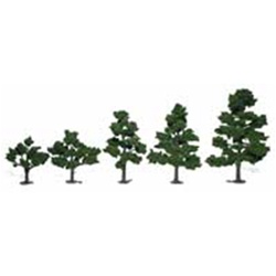 Woodland TR1112 Deciduous Tree Kit 3"-7" 6 
