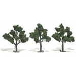 Woodland TR1510 Ready-Made Tree Medium Green 4-5" 3 