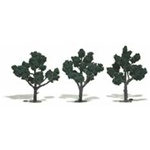 Woodland TR1511 Ready-Made Tree Dark Green 4-5" 3 