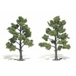Woodland TR1512 Ready-Made Tree Light Green 5-6" 2 