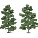 Woodland TR1519 Ready-Made Tree Medium Green 8-9" 2 