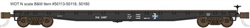 Wheels of Time 50118 N 53'-6" General Service Welded Fish Belly Flatcar Boston & Maine #34074 