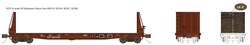 Wheels of Time 50143 N Gunderson 70-Ton 53'6" Welded Fish Belly Bulkhead Flatcar Southern Pacific #507769 