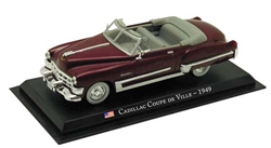 William Tell ACSD50 1/43 1949 Cadillac Coupe de Ville Convertible Assembled Maroon