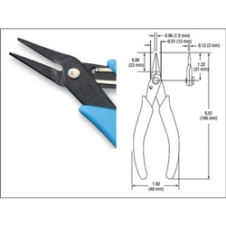 Xuron 485 Long Nose Pliers - Smooth