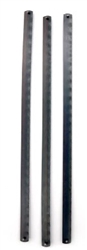 Zona 36656 Mini-Junior Hack Saw Replacement Blade 3-Pack 6" Long x 5-3/4" Between Pins 1/4" Wide .015" Kerf 15 TPI Fits