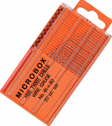 Zona 37150 20-Piece High-Speed Steel Twist Drill Set Nos. 61 to 80