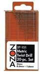 Zona 37151 High Speed Steel Drill Set Metric
