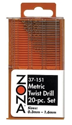 Zona 37151 High Speed Steel Drill Set Metric