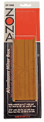Zona 37240 Aluminum Mitre Box Thin Slot .014"
