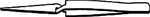 Zona 37549 Tweezers Cross-Locking 4-3/4" Length