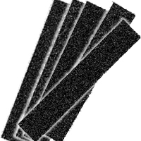 Zona 37767 1" Sanding Stick Cloth Back Paper Sanding Strip Medium 120 Grit