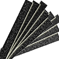 Zona 37782 1/2" Sanding Stick Cloth Back Sanding Strip Assortment 2 Each of #37785 37786 37787 37788 & 37789